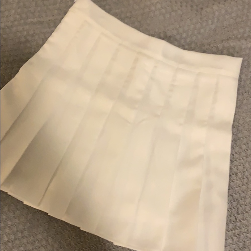 White tennis skort